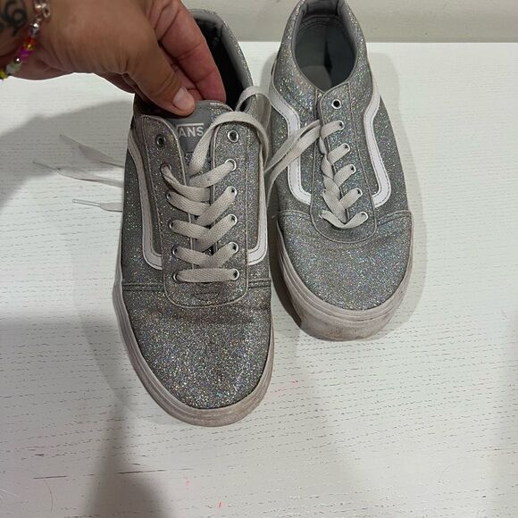 Silver Sparkly Vans - Picture 4 of 4